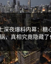 业内人士深夜爆料内幕：糖心Vlog全网炸锅，真相究竟隐藏了什么？